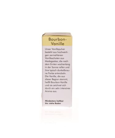 Buy Bourbon Madagascar Vanilla Powder - Premium Ground Vanilla Pods - 4g | International Shipping - Buy Online on GoSupps.com