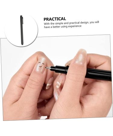 POPETPOP 1pc Nail Art Pen Nail Painting Brush Paintbrushes Nail Painting Drawing Pen Flower Pattern Nail Pen Nail Art Painting Pen Nail Art Graffiti Pen Plastic Draw a Line Accessories - Buy Online on GoSupps.com