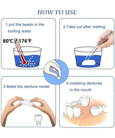 Buy Temporary Dentures & Tooth Repair Kit | Vampire Fake Dentures for Halloween & Cosplay - International Shipping - Buy Online on GoSupps.com