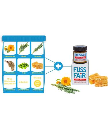 FUSSFAIR Callus Remover Balm Cream - Natural 4-Pack (120ml) for Effective Callus Removal - Shop Internationally - Buy Online on GoSupps.com