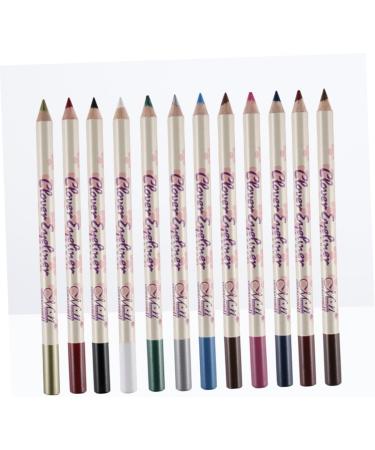 FOMIYES 24 Pcs Brown Eye Shadow Brown Eyeshadow Blue Pencils Eyeliner Pen Set Miss Highlight Eyebrow Pencil - Buy Online on GoSupps.com