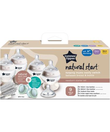 Tommee Tippee Natural Start Newborn Starter Set - Anti-Colic Baby Bottles with Breast-Like Teats - Buy Online on GoSupps.com
