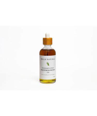  Belle Natural 100% Natural Hair Growth Oil with Rosemary Castor Oil Lavender Pumpkin Seed Oil & Peppermint - Buy Online on GoSupps.com