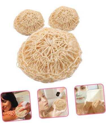 Angoily 9 PCS Portable Bath Balls & Scrubbers - Mesh Sponge Balls for Shower & Cleaning | Loofah & Sisal Body Scrubber - Buy Online on GoSupps.com