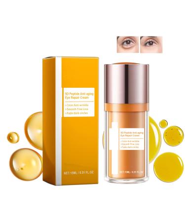 PCC PTYXIS 5D Peptide Antiaging Eye Repair Cream Moisturizing Eye Contour Smooth Skin Eye Cream for Dark Circles Under Eye Brightener 1 piece 15 ml Confezione da 1