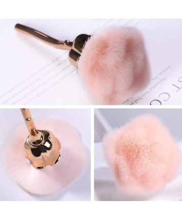 Nail Art Dust Brush - Rose Head Manicure & Blush Powder Brush | Fashion Gel Nail Accessories & Tools for Perfect Nails - Buy Online on GoSupps.com