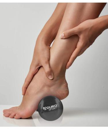 Aduro Foot Massager Roller - Pain Relief Therapy for Feet | Reflexology and Acupressure Tools (Black) - Buy Online on GoSupps.com