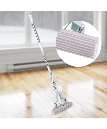 PVA Sponge Roller Mop for Floor Cleaning | Telescoping Household Tool for Home & Commercial Use | Ideal for Tile, Laminate, and Vinyl Floors | Includes Wringer | Garage and Bathroom Cleaner - Buy Online on GoSupps.com