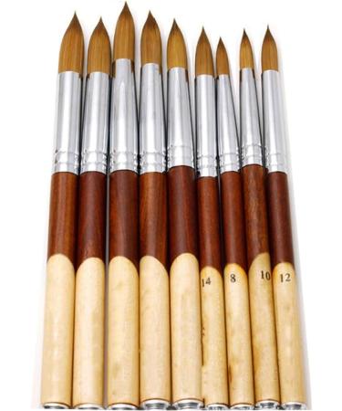 Obahdirry Nail Art Gel Brush Gel Manicure Brush with Wood Handle Nail Brush 20 20# - Buy Online on GoSupps.com