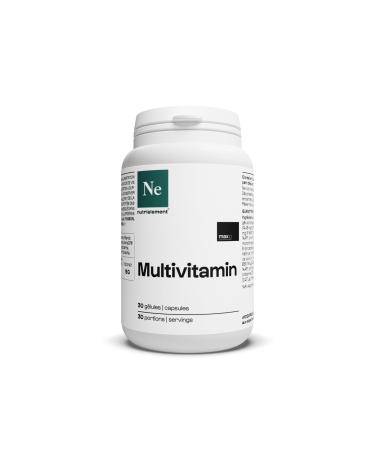 Nutrielement - Multivitamin 13 Vitamins - 30 Capsules | Rich in Vitamin D C E B3 B5 B6 B1 Health and Sport Immune Strengthening Antioxidant | By Nutrimuscle