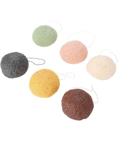 Qukaim Personal Care Product Water Drop Konjac Face and Body Sponges 6 Color 100% Natural Facial Care (Dry)02# - Buy Online on GoSupps.com