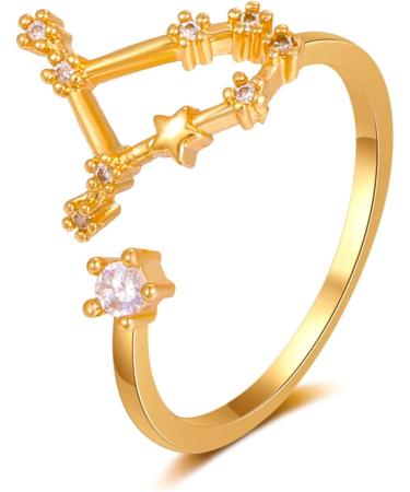 Subeline 12 Constellation Adjustable Ring - Horoscope Collection Birthday Gift for Women & Teen Girls - Buy Online on GoSupps.com