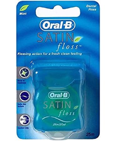 Oral B WTOH59 Oral-B Satin Floss Mint 25 m - Buy Online on GoSupps.com