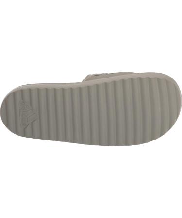 adidas Women's Adilette Platform Slide Sandal 7 - Silver/Olive Strata - Buy Online on GoSupps.com