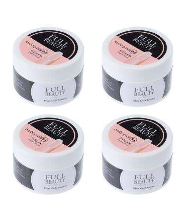 4 Boxes Extension Glue Multi- Functional Nail Gels Nail Art Glue Clear Hard for Nails Manicure Extension Builder Nail Kit Nail Supplies Multi-functional Nail Gels Pedicure Nail Set