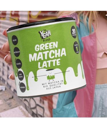 Premium Green Matcha Latte - Organic Vegan & International Shipping - Buy Online on GoSupps.com