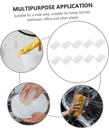 Gleavi 10-Pack High-Density Melamine Sponge Blocks - Durable Household Cleaner for Dishes & More - Buy Online on GoSupps.com