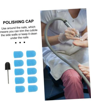 Mikinona 3 Sets Nail Art Polishing Caps Electric Nail File Accessory Drill Bits Manicure Pedicure Sanding Caps Nail Art Mmxmm Sanding Bands - Buy Online on GoSupps.com