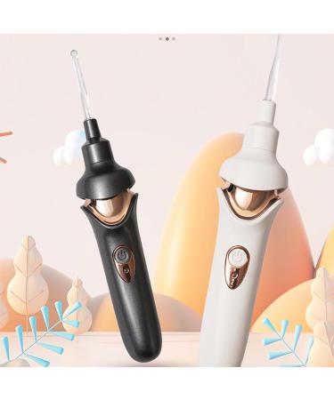 Cohbskj Tweddy Smart Ear Wax Remover Tweddy Smart Ear Wax Vacuum Earwax Remover Tool Earwax Removal Kit With Light Electric Ear Wax Removal Otoscope With Light For Children Adult (Black-2PCS) - Buy Online on GoSupps.com