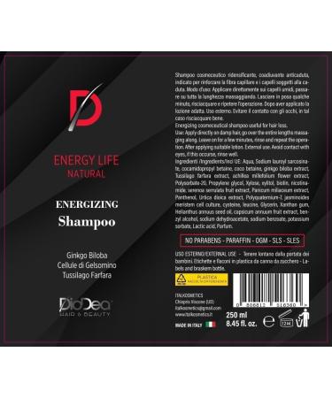  DIODEA ENERGY Life ENERGIZING SHAMPOOOO - Buy Online on GoSupps.com