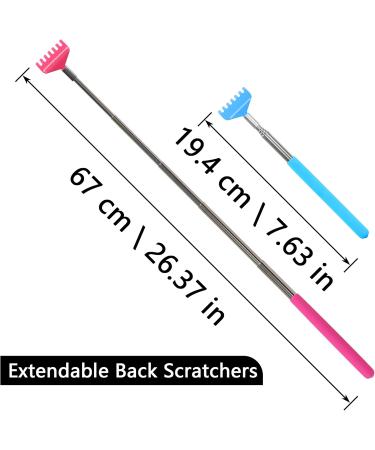 Cerrxian Portable Telescopic Back Scratch - Metal-Free Massage Device for Women | 4 Knots Rubber Gear - Buy Online on GoSupps.com