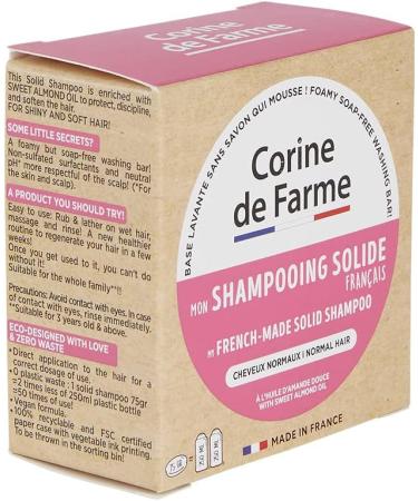 Corine de Farme | Eco Pack of 12 x French Solid Shampoo - Normal Hair - Buy Online on GoSupps.com