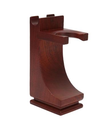 Fyearfly shaving brush stands wood shaving stand universal shaving brush holder for razors and brushes with a non -slip base gift for men young father Freun