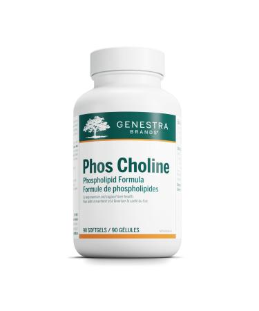 Genestra Brands - Phos Choline - Supports Liver Health - 90 Softgel Capsules