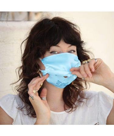 Buy PJ Harlow Turquoise Face Mask - Large | International Shipping Available - Buy Online on GoSupps.com