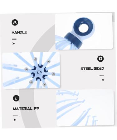 Beaupretty Head Massage Device - Promotes Blood Circulation Reduces Tension | Scaled Cleaver Massager Tool for Salon Use (Blue 21x15x15 cm) - Buy Online on GoSupps.com