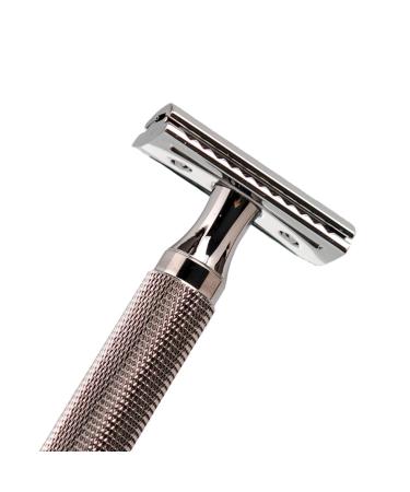 Sharplace Men's Safety Razor - Double Edge Portable & Reusable Classic Vintage Style Hand Razor for a Smooth Shave - Buy Online on GoSupps.com