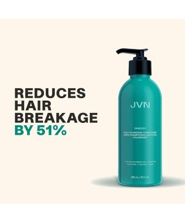 JVN Embody Volumizing Shampoo & Conditioner Bundle - Adds Fullness and Restores Shine - Sulfate Free - 10 Fl Oz - Buy Online on GoSupps.com