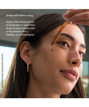 Fieldtrip Go Sunwhere Bronzing Drops with Malachite - Clean Vegan & Cruelty-Free Skincare - 1oz - Buy Online on GoSupps.com