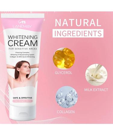 Underarm Whitening Cream Milk Extract Whitening Cream Skin Lightening Cream Armpit Whitening Cream - Buy Online on GoSupps.com