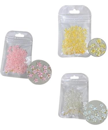 White Flower Nail 3D Flower Nails Art Resin Nails Supplies Manicure Accessories Nail Decorations 3d Flower Nails Art White Flower Nail Jewelry Accessories - Buy Online on GoSupps.com