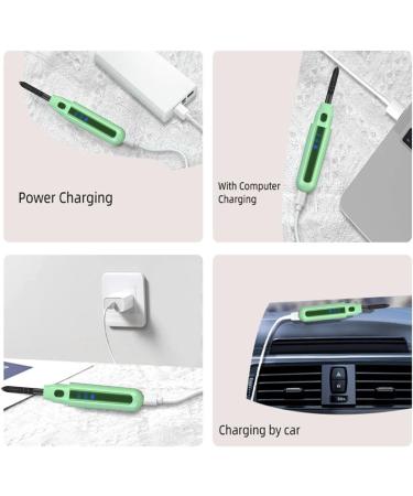 Heated Eyelash Curler USB Rechargeable Eyelash Curler 2 Gear Temperature Control with LED Display Mini Lash Curler for Women Girls Quick Heating Curling (Green) - Buy Online on GoSupps.com