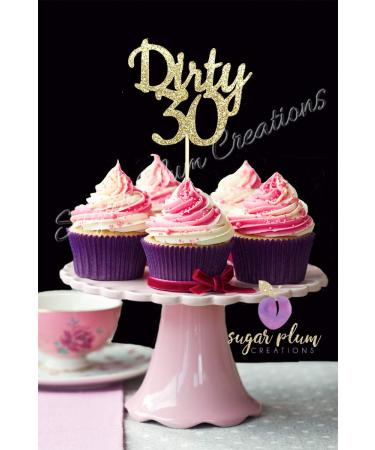 Dirty 30 Cupcake Topper Set of 12