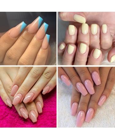 Clou Beaute 4 Pastel Color Gel Nail Polish Kit with Top Coat and Base Coat | UV/LED Soak Off Varnish Set - CB-S-6-033 - Buy Online on GoSupps.com