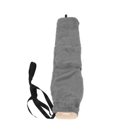 Hot water bag with waist cover rubber hot water bottle on the waist tightly sealed for menstrual cramps (dark grey)