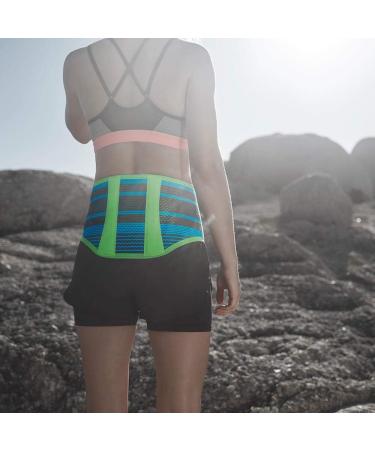 Bauerfeind Sports Back Support - Breathable Compression - Anatomically Contoured Pad - Air Knit Fabric - Black Medium - Buy Online on GoSupps.com