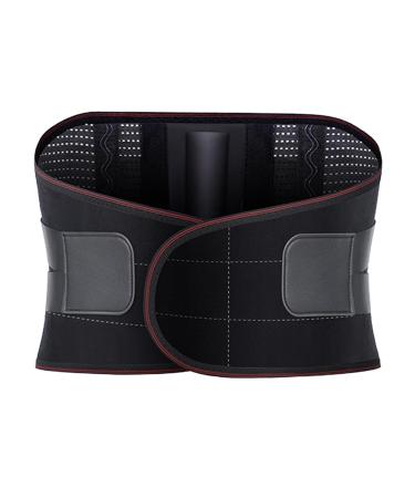Men Back Brace Back Support Belt Lumbar Brace | Waist Protector Belt Lightweight Lower Back Support Brace for Home & Lifting At Work - Buy Online on GoSupps.com