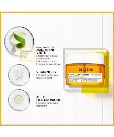 Decl or Radiance & First Wrinkles Face Cream Green Mandarin 50ml - Buy Online on GoSupps.com