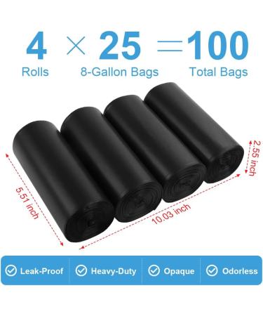 100 Portable Toilet Bags - Biodegradable 8 Gallon Potty Bags for Camping, Hiking, Boating - Compostable Waste Bags for Outdoor Travel - Buy Online on GoSupps.com