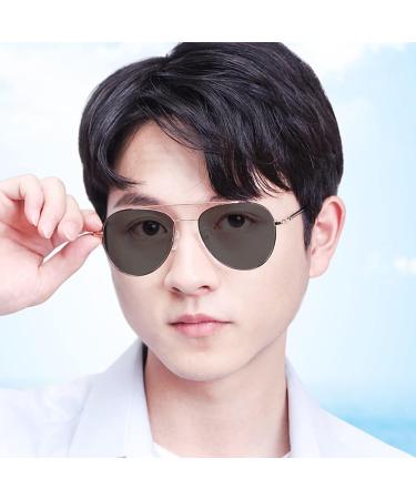 Eyephd Retro Photochromic Outdoor Reading Glasses for Men | Progressive Multi-Focus HD Lens Sunglasses | UV400 Vision Enhancement +1.0 to +3.0 - Buy Online on GoSupps.com