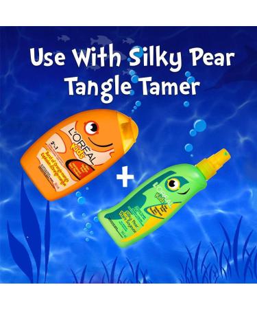 L'Oreal Paris Kids Shampoo and Conditioner Orange Mango 2 in 1 Paraben Free Extra Gentle Dermatologist Tested Tear-Free 265 ml Orange Mango 2 in 1 - Buy Online on GoSupps.com