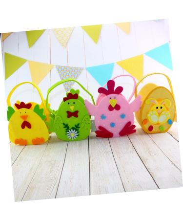 STOBAZA Animal Carrying Bucket 2pcs Candy Bags Hamper Easter Plushies Candies Easter Egg Toss Easter Candy Bag Bag Animal - Buy Online on GoSupps.com