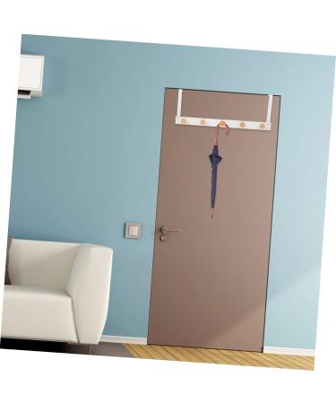 Cabilock Door Hook Hat Hooks Hangers Over Door Towel Hook Home Hook Over Door Towel Rack Back Door Iron Hook 50.20X18.50X4.00CM White - Buy Online on GoSupps.com