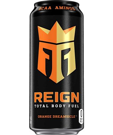 Reign Body Fuel fitness & Performance Drink Orange Dreamsicle 12 Count & Reignbow Sherbet 473mL Cans Pack of 12 Orange Dreamsicle+ Reignbow Sherbet - Buy Online on GoSupps.com