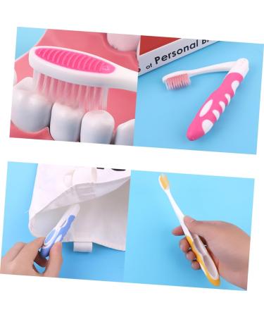 Mobestech 8th Travel Toothbrush - Portable Foldable Brass Hiking Toothbrush for Oral Care & Cleaning Accessories - Buy Online on GoSupps.com