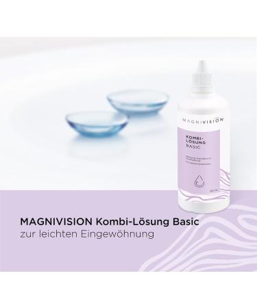 Buy Magnivision Kombs Solution Basic 360ml - Borate-Free Contact Lens Cleaner & Storage - Made in Europe | International Shipping Available - Buy Online on GoSupps.com